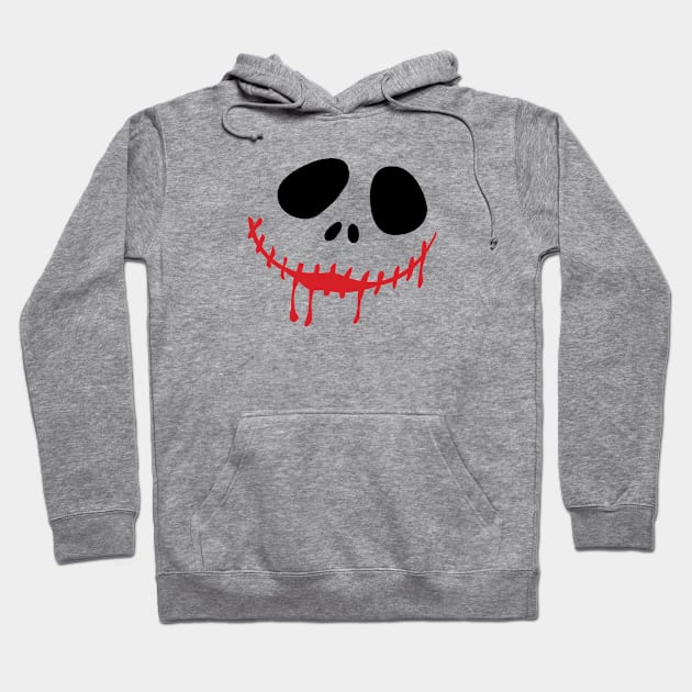 Halloween Face Jack Skellington Melting - Gift For Halloween Horror Nights Hoodie by xoclothes